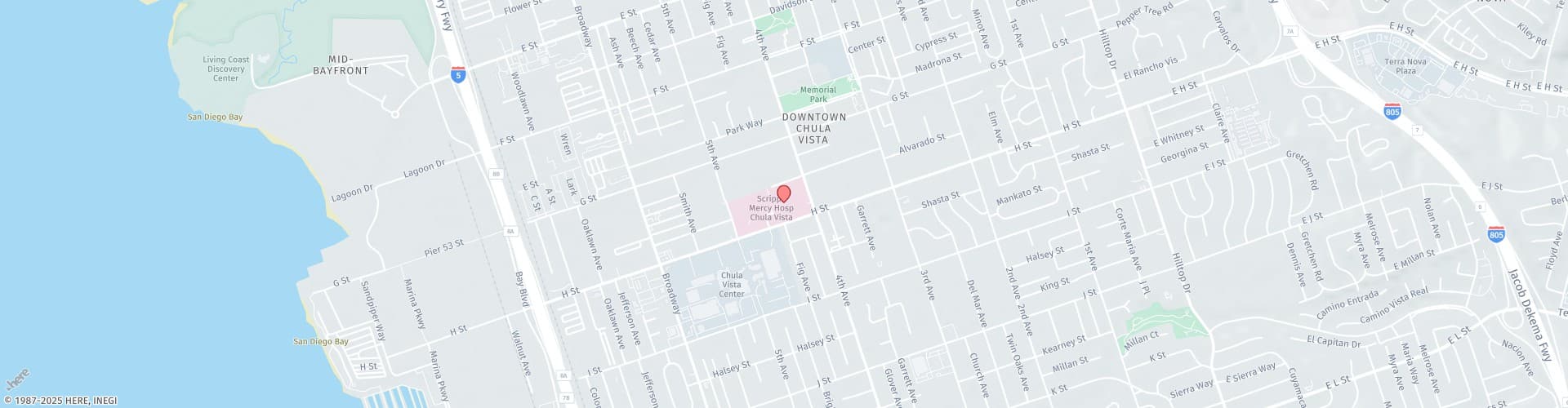 Location Map: 435 H Street Chula Vista, CA 91910